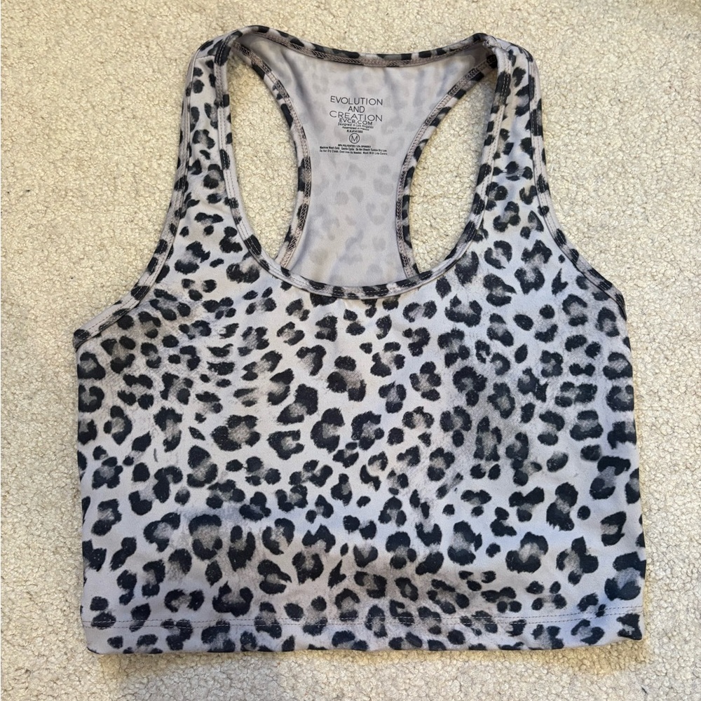Evolution and Creation Gray Leopard Tank